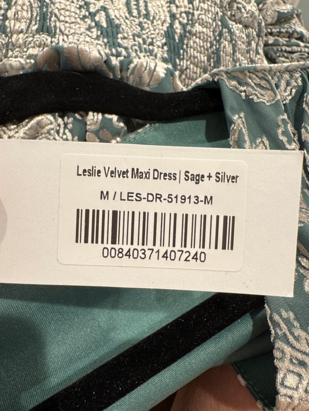 NWT! Baltic Born Leslie Velvet Maxi Dress - Picture 9 of 9